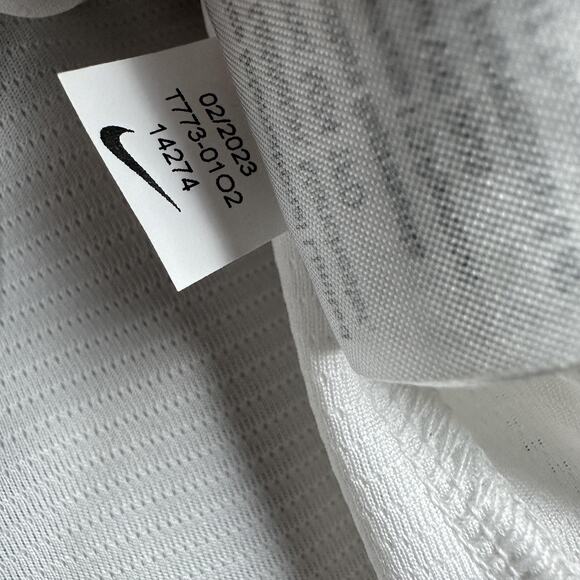 Atlanta Braves Jersey Womens Large White Blue MLB Baseball Nike City Connect 715 - Picture 8 of 14